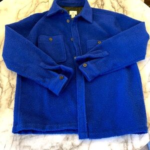 Mens blue overcoat